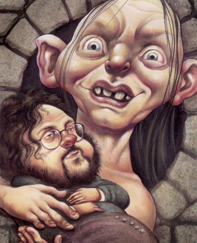 ゴラム, 2002 (アクリル、イラストレーションボード) 作： Anita Kunz