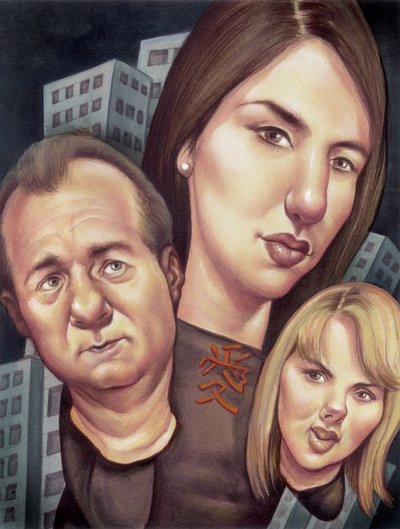 ロスト・イン・トランスレーション, 2003 (アクリル、イラストレーションボード) 作： Anita Kunz
