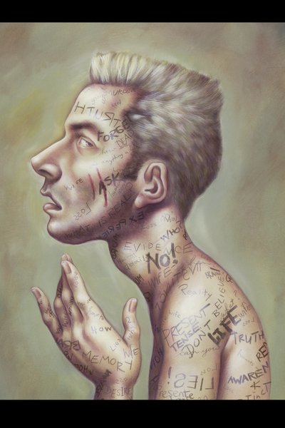 Memento, 2000（アクリル、イラストレーションボード） 作： Anita Kunz