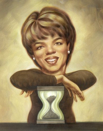 オプラ・ウィンフリー、2010年（アクリル、イラストレーションボード） 作： Anita Kunz