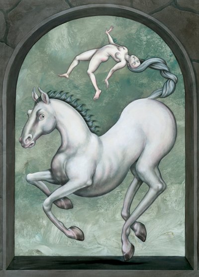 ホスト, 2012 （イラストレーションボード、アクリル絵の具） 作： Anita Kunz
