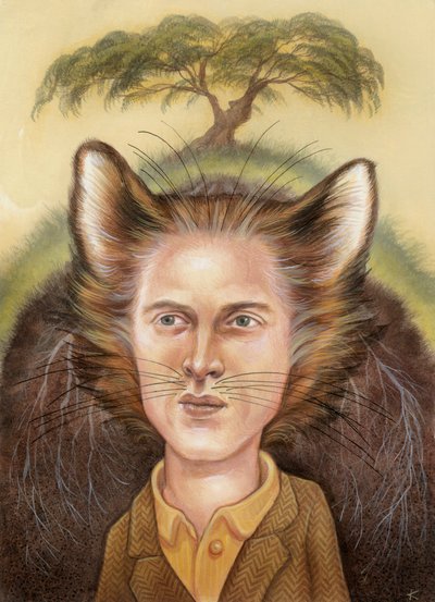 ウェス・アンダーソン, 2009 (アクリル、イラストレーションボード) 作： Anita Kunz
