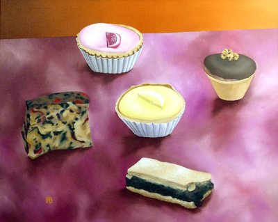 ファイブケーキ、1988 作： Anna Phillips