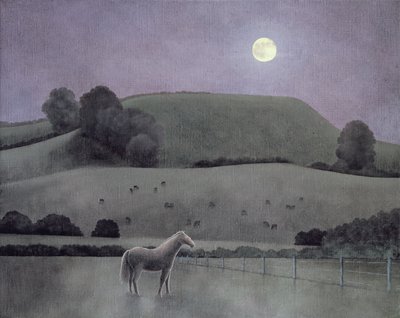 月明かりの下の馬、2005 作： Anna Phillips