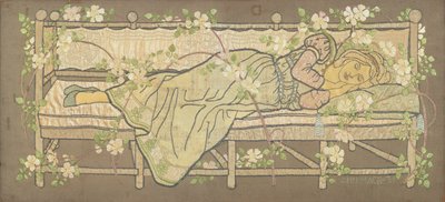 眠れる森の美女（シルク刺繍） 作： Ann MacBeth