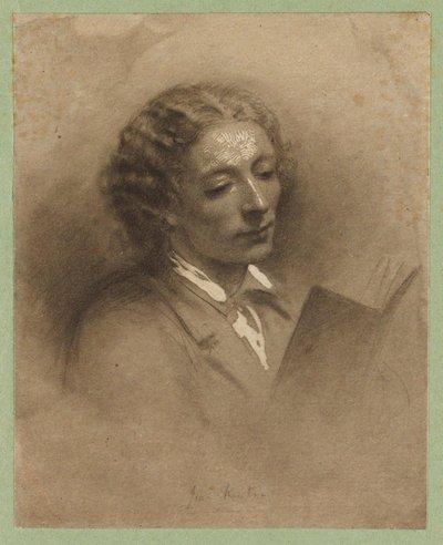 詩人ジョン キーツの肖像 1795 ～ 1821 年。 作： Ann Mary Newton
