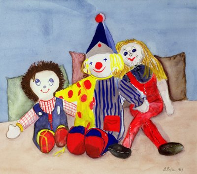タフィーのおもちゃ、1993（トイレ） 作： Ann Robson