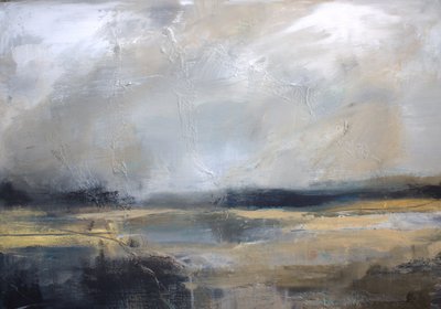 ムーディ・ホライズン・ランドスケープ 作： Anna-Karin Bergius