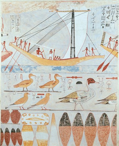 ケーマンクの個人墓からの壁画の複製、III、295、20 世紀 作： Anna