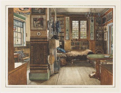 ローレンスアルマ卿-ロンドンのタウンゼントハウスにあるタデマの図書館 作： Anna Alma Tadema