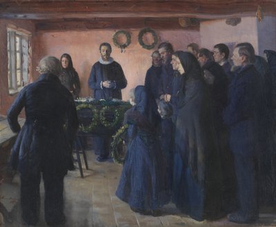 葬儀 作： Anna Ancher
