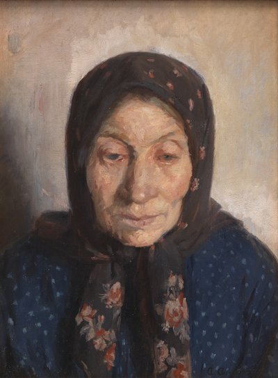 漁師の老婆 作： Anna Ancher