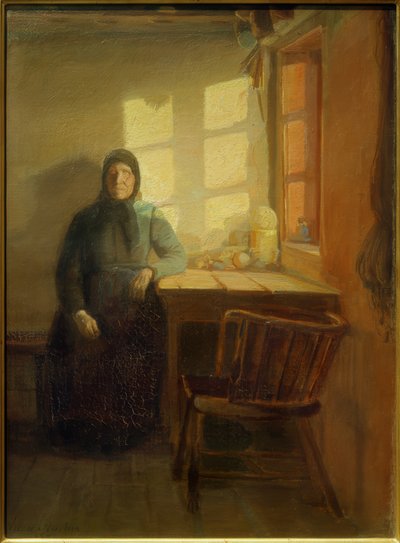 日差しの中で盲目の人々 作： Anna Ancher