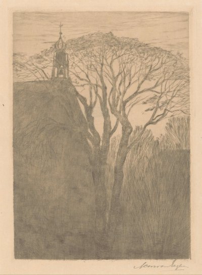 教会の木 作： Anna Catharina Maria van Eeghen (signed by artist)