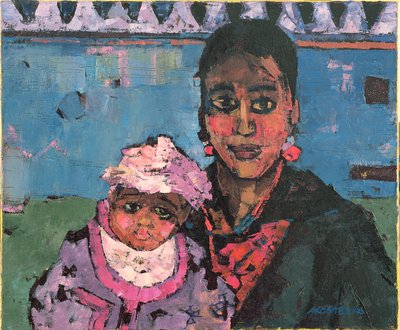 スペイン語の母 作： Anna Contemporary Artist Kostenko