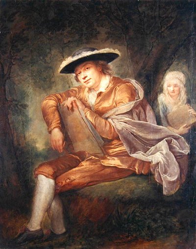 E.F. Thersbusch, the Husband of the Painter（油彩・キャンバス） 作： Anna Dorothea Therbusch
