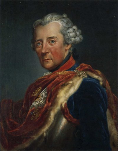 フランス語：フレデリック2世ド・プリュスの肖像 作： Anna Dorothea Therbusch