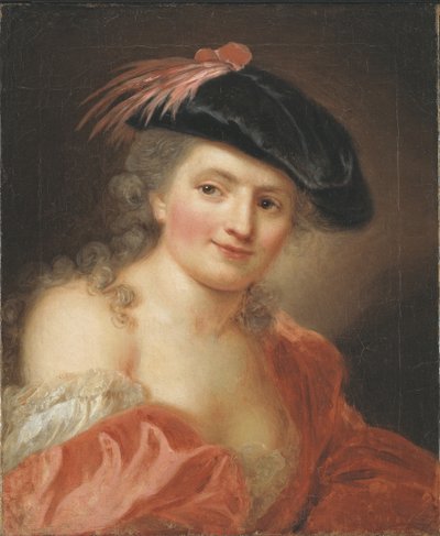 自画像、c。 1755年。 作： Anna Dorothea Therbusch Lisiewska