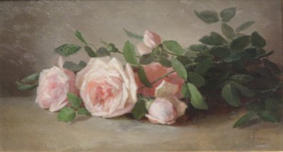 バラの静物 作： Anna Eliza Hardy