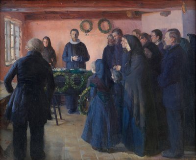 葬儀 作： Anna Ancher