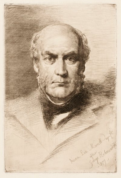 無題（男性の肖像画） 作： Anna Lea Merritt