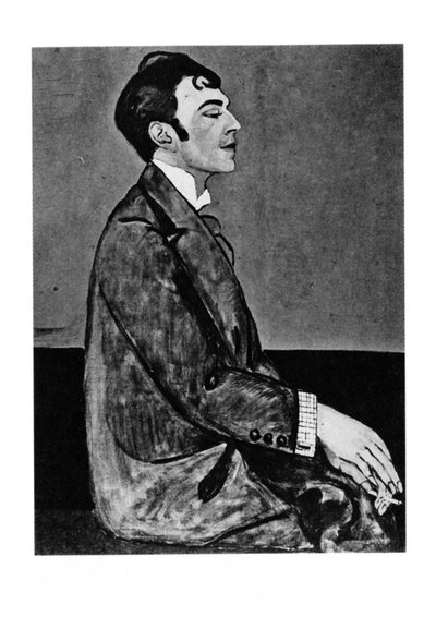 詩人オシップマンデルスタム1891-1938の肖像 作： Anna Mikhaylovna Zelmanova Tchudovskaya