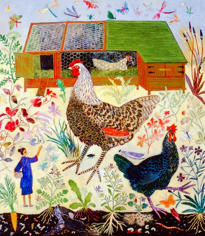 蝶, 2007 （アクリル） 作： Anna Pugh