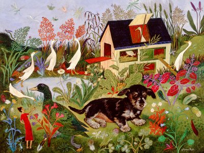 ダイアナのアヒル、2010年（アクリル画） 作： Anna Pugh