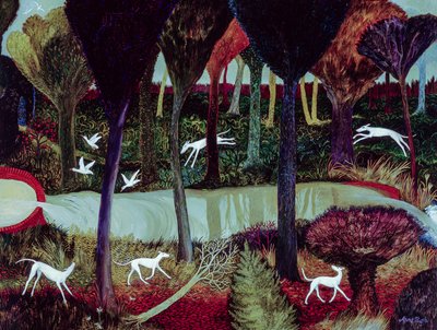 木の中のジェッソ, 2005 (アクリル) 作： 