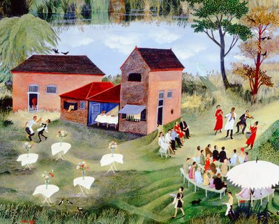 イン・ザ・ムード、2004年（アクリル画） 作： Anna Pugh