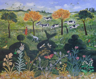 近くて遠い、2015年（アクリル） 作： Anna Pugh