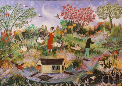 ワン・ツー・スリー、2019年（アクリル） 作： Anna Pugh