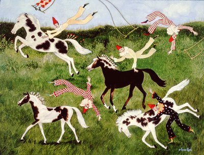 習うより慣れろ、2010年（アクリル画） 作： 