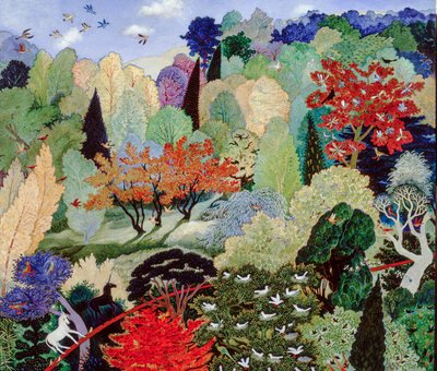 巣立ちの木, 2007 （アクリル画） 作： 
