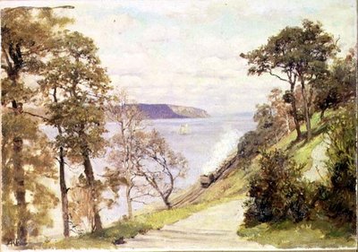 The Hudson, n. 1906-09 (öljy kankaalle) 作： Anna Richards Brewster
