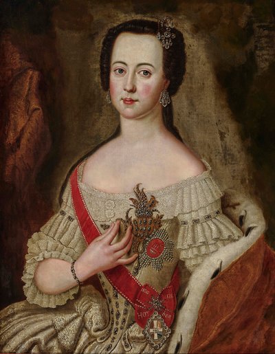 皇后キャサリン 2 世 1729-1796 の肖像。 作： Anna Rosina Lisiewska