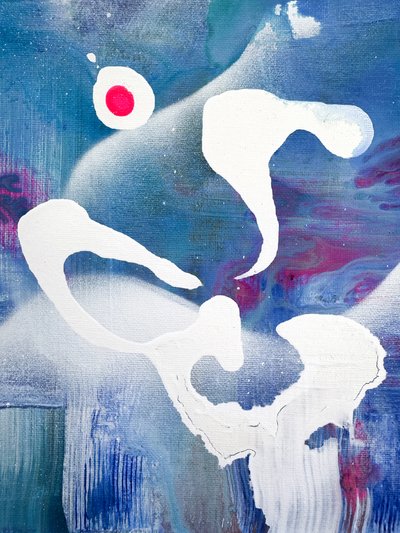 「コズミック・アイ」の抽象表現 作： 