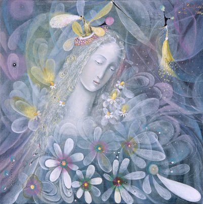 癌, 2006 （ベルギーリネンに油彩） 作： アナエル・アネリア・パブロワ
