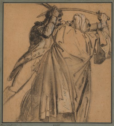 カイロの反乱のための2人のアラブ人 作： Anne-Louis Girodet de Roucy-Trioson