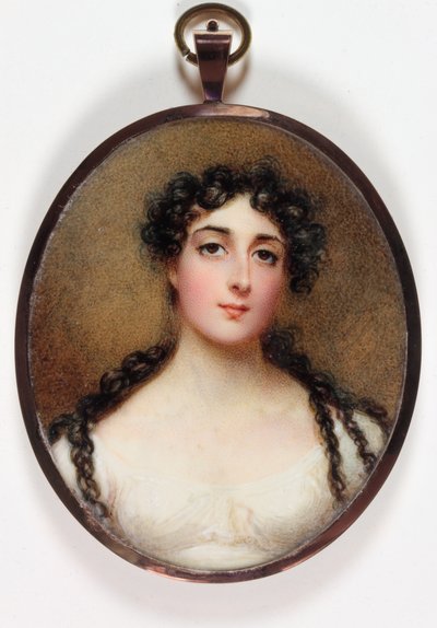 自画像（エナメル 作： Anne  Wellesley