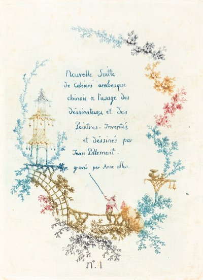 タイトルページ 作： Anne Allen after Jean Baptiste Pillement