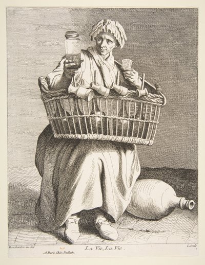 ブランデーセラー、1737年。 作： Anne Claude Philippe de Caylus
