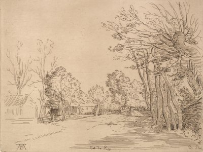 Durer.nd後の風景 作： Anne Claude Philippe de Caylus
