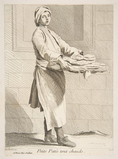 ペストリーセラー、1738。 作： Anne Claude Philippe de Caylus