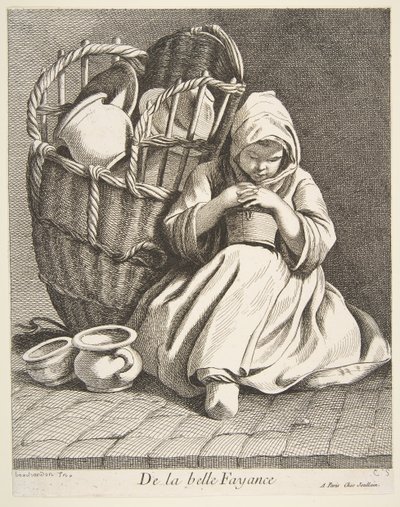 陶芸行商、1738年。 作： Anne Claude Philippe de Caylus