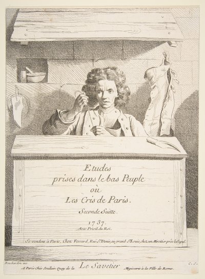 コブラー、1737年。 作： Anne Claude Philippe de Caylus