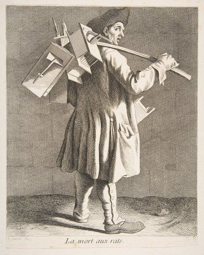 ラットキャッチャー、1746年。 作： Anne Claude Philippe de Caylus
