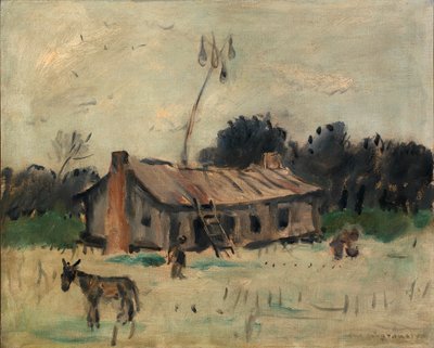 カリフォルニア州アラバマ州のキャビン。 1915-1925。 作： Anne Goldthwaite