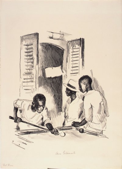 プールルーム 作： Anne Goldthwaite