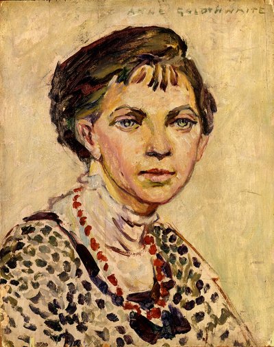 自画像 作： Anne Goldthwaite